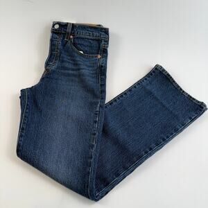 Levi's Premium Women Wedgie Bootcut High Rise Button Fly Jeans 24x32 Blue NWT